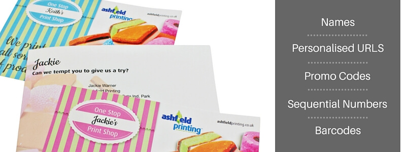 personalised printed mailer